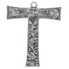 Good Shepherd Creations Prayer of Saint Francis Pewter Cross Pendant