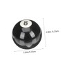 Kisangel Billiards Black Cue Ball Billiards Pool Balls 8 Billiard