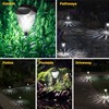 Ensenior 8-Pack Solar Lights Outdoor, Auto ON/Off 6500K LED Solar