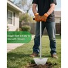 KYEEN-TOOLS Serrated Edger Lawn Tool - Half Moon Shovel with