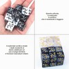 Set di 36 dadi magici più e meno, dadi segnati