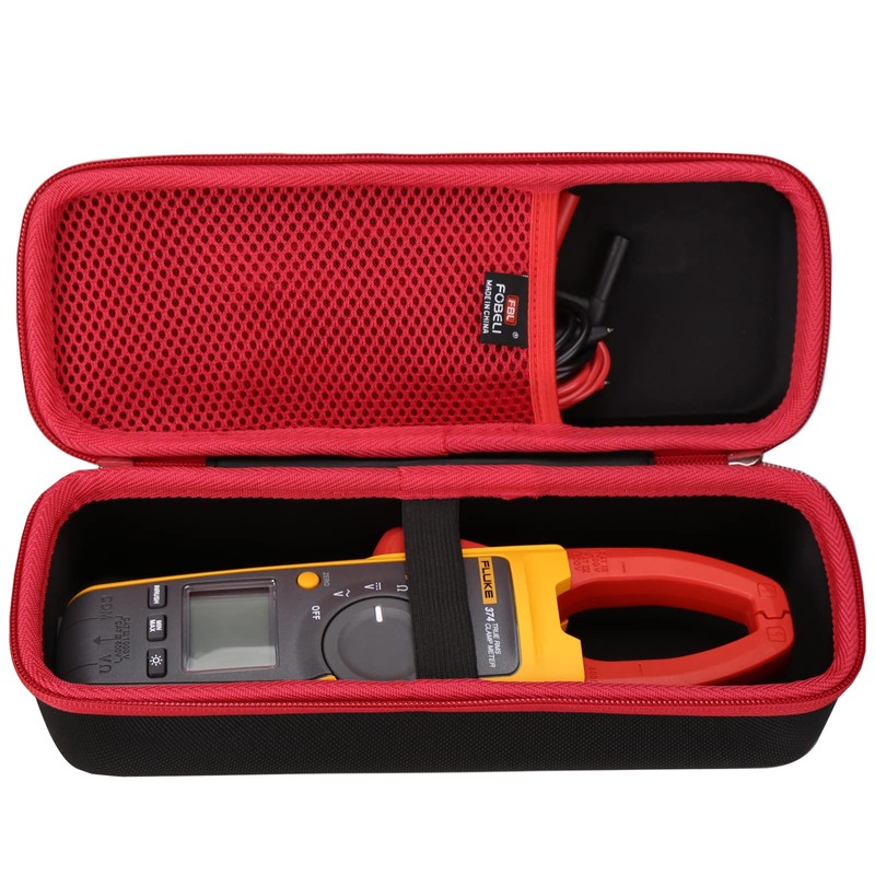 FBLFOBELI EVA Hard Carrying Case for Fluke 376/374/375FC 1000A TRMS/Milwaukee