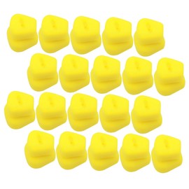 Kisangel 100pcs Simulation Fishing Baits Corn Grain Shape Lures for Freshwater Fishing Supplies Lightweight TPE Material