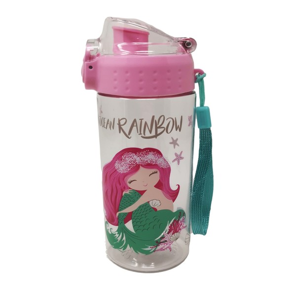 Theonoi Leak-Proof Children's Water Bottle, Water Bottle, Shatterproof, Lightweight, Tritan,