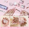 Morovan Acrylic Nail Set Starter Set Complete - 3 Colours