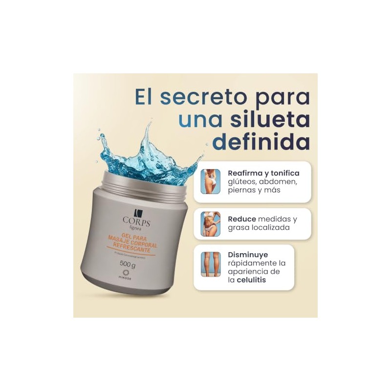 Gel Cryoactive Corps by Hinode reduce medidas y aplana abdomen