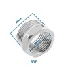 Micro Traders 4Pcs 3/4 Male to 1/2 Female BSP Connector