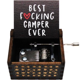 ukebobo Wooden Music Box- You are My Sunshine Music Box, Gifts for Camper，Camping- 1 Set(fk)