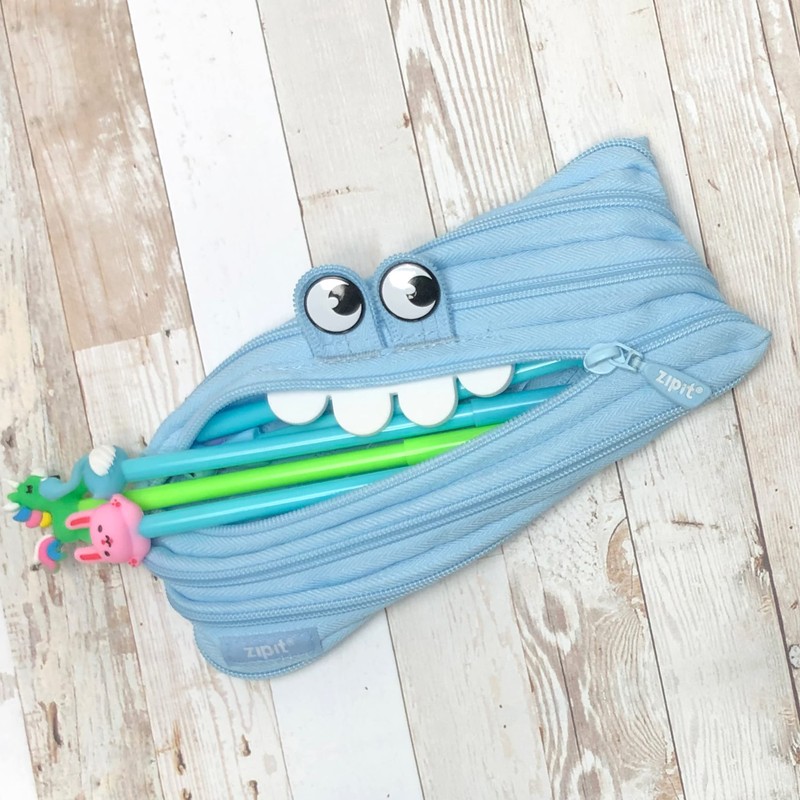 ZIPIT ZP-ZTM-GO/ZP-ZTmA Pen Case Pouch, bule