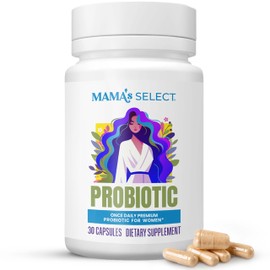 Mama's Select Prenatal Probiotics for Pregnant Women – Pregnancy, Postnatal & Postpartum Support – Aids Lactation, Breastfeeding, Digestion, Morning Sickness, Baby Microbiome – 30 Capsules