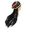 GLOBAL BOX Dread Wig, Wig, Reggae, Cosplay, Entertainment Hat, For