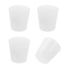 PATIKIL Tapered Shaped Solid Silicon Stopper, 1" Tube Rubber Stoppers