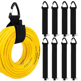 Extension Cord Holder, 8 Pcs Garage Extension Cord Organizer, Heavy Duty Storage Strap for Cables, Wires, Rope, Hoses (7.7 9.4 Inch)
