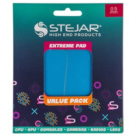 Stejar Value Pack Thermal Pad Almohadilla térmica de conducción de Calor 95 x 45 x 1.5 mm Extreme Alto Rendimiento (Compatible CPU, GPU, Consolas, cámaras y Leds)