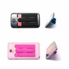 Kinteshun Card Holder with Cell Phone Stand,Stick-on Silicon Rubber Smartphone