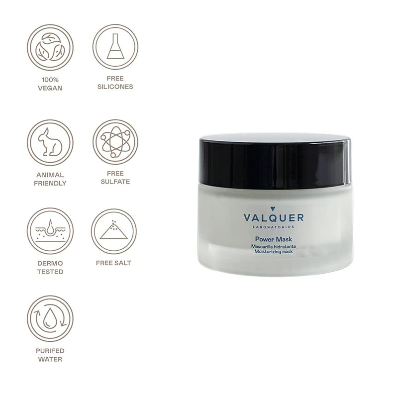 Valquer Laboratories Moisturising Face Mask with Bamboo Water and Algae