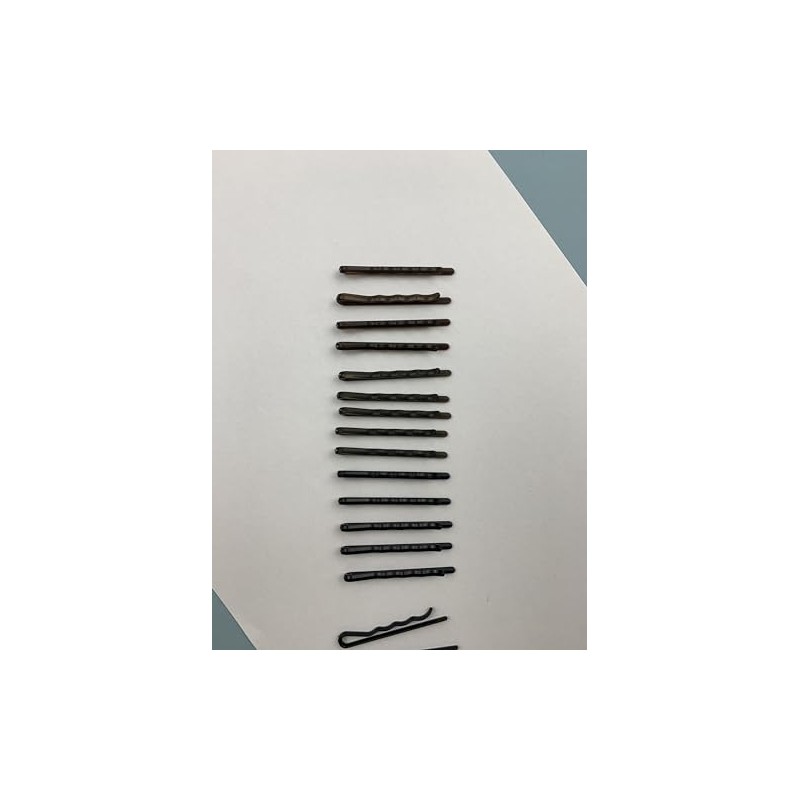 Metal Free Bobby Pins (BLACK)