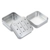 2PCS Soap Box, Aluminium Soap Cases with Drain Strainer, Bar