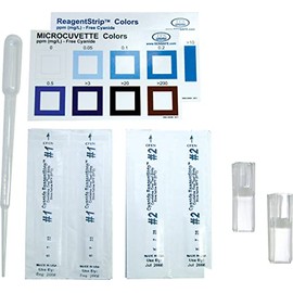 Industrial Test Systems - 484015 484003 Cyanide ReagentStrip Test Kit, 3 Minutes Test Time, 0.05-200 ppm Range (Pack fo 10)