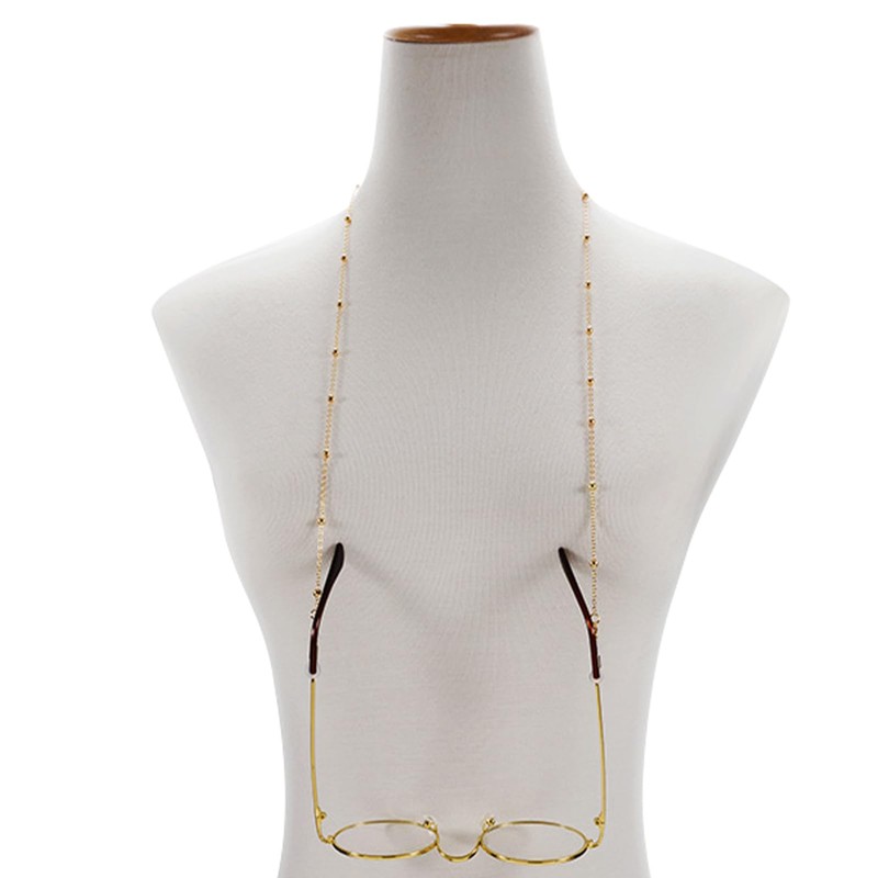ZOORON Eyeglass Chains for Women, Premium Beaded Eyeglass Necklace Chain