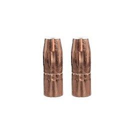 2 pcs Nozzles 1/2" Flush for MIG Gun fit Miller Multimatic 215 Multiprocess Welder After 1999