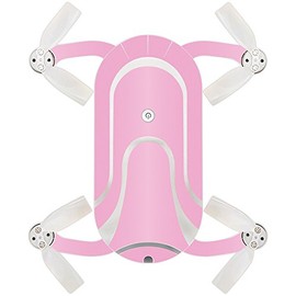 MightySkins Skin Compatible with ZEROTECH Dobby Pocket Drone – Solid Pink | Protective, Durable, and Unique Vinyl Decal wrap Cover | Easy to Apply, Remove, and Change Styles | Made in The USA
