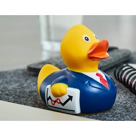 Schnabels Squeaky Duck Businessman - The Successful Gift for Hardworking Sales Managers and Business Professionals