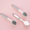 Dish Scrubber, Silicone Soft Bristles Scrub Brush with Scraper Tip,