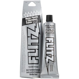Flitz Metal Polish Paste - 1.76oz USA-Made Polish for Solid Chrome, Stainless Steel, & Aluminum - Non-Abrasive for Light Oxidation - Requires Manual Buffing - Not for Plated/Coated Surfaces (1 Pack)
