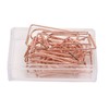 100PCS Paper Clips Portable Mini Cute Shape Electroplated Rose Gold