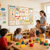 AMUSIGHT Double-Sided Large Foldable Cork Board, 60" x 36"