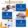 Self Adhesive Caster Wheels, Appliance Rollers for Kitchen Appliances, 360°