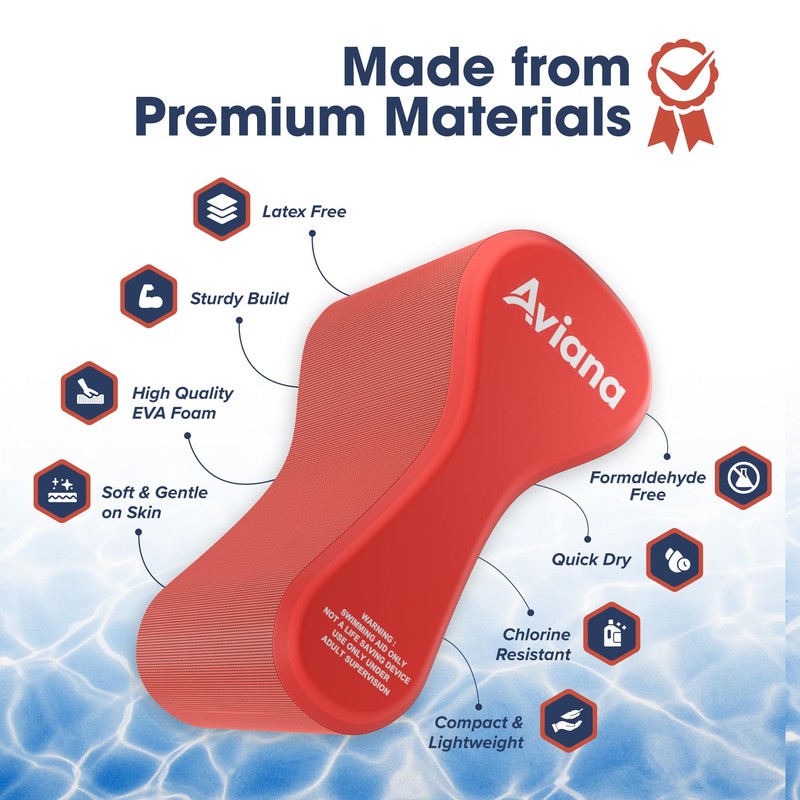 Pull Buoy Swim Training Leg Float for Adults & Youth