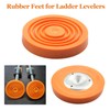 Ladder Levelers Rubber Feet,Replacement Non-Slip Feet Pads for Extension Ladders