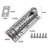 WANGCL Combination Locking Bolt 4 Digit Sliding Lockable Heavy Duty