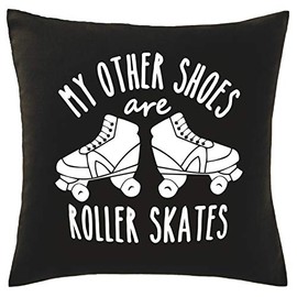 Hippowarehouse My other shoes are roller skates Printed bedroom accessory cushion cover case 41x41cm