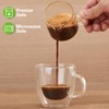 Mfacoy 2 Pack Measuring Cups, 75ML Espresso Cups with Handle,