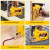 Tutee Stapler for Wood, 3-in-1 Box with 300 Nails, Suitable
