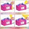 IDAODAN Electric Balloon Pump, Portable Electric Balloon Blower Machine Balloon