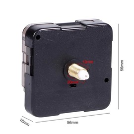 Movement for wall clock with hands, quartz movement, DYI watch spare parts, clock movement set, clock movement with high torque, mute switch, for silent quartz movement mechanism