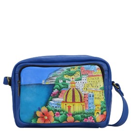 Anna by Anuschka Messenger Crossbody, Amalfi Dawn