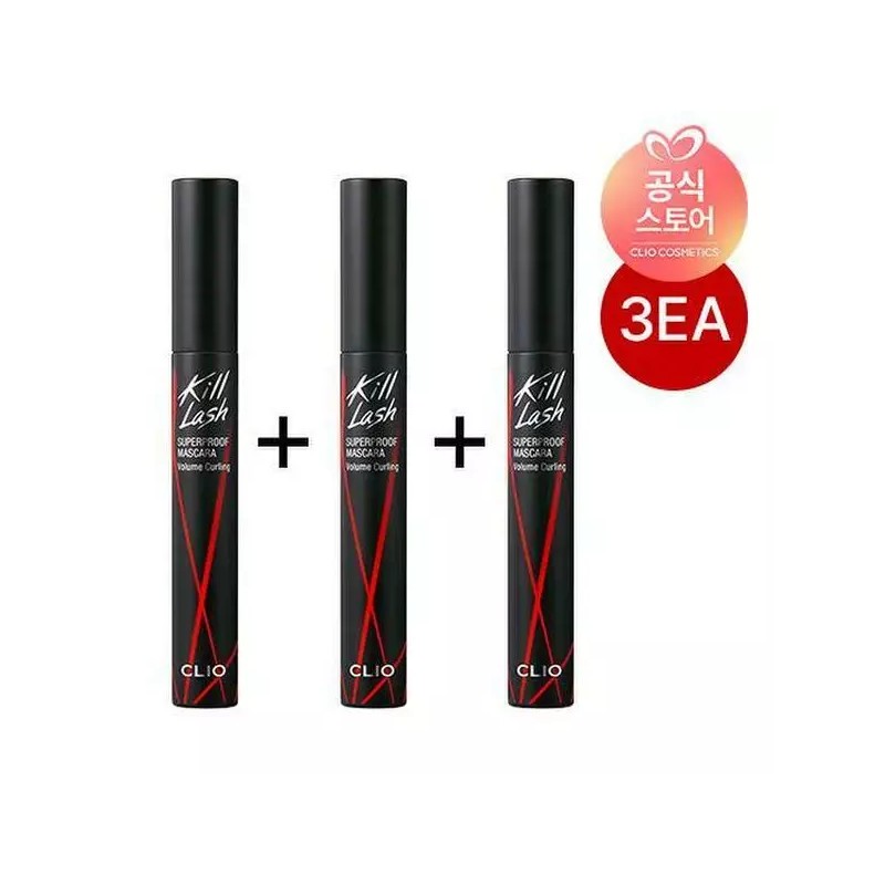 Clio [클리오] 수퍼프루프 마스카라 3개 [20 탱글가닥] [Clio] Superproof Mascara