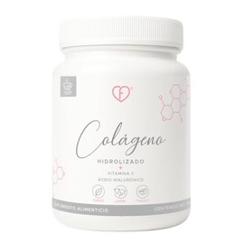 CARO FIT Colágeno Hidrolizado Tipo 1 en Polvo, Sabor Vainilla, 500 g | Para Piel, Cabello y Uñas, Con Ácido Hialurónico, Vitamina C y E, Sin azucar, 33 Porciones