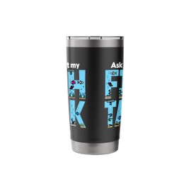 Ask Me About My Fish Tank Aquarium Owner Stainless Steel Insulated Tumbler