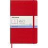 Moleskine Art Plus - Cuaderno de dibujo, Libro, Rojo escarlata,