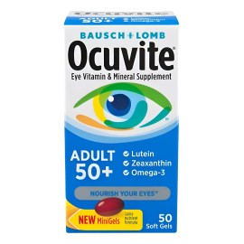 50gels Vitaminas Lutein Zeax Om3 /p Ojos Ocuvite Adulto 50+