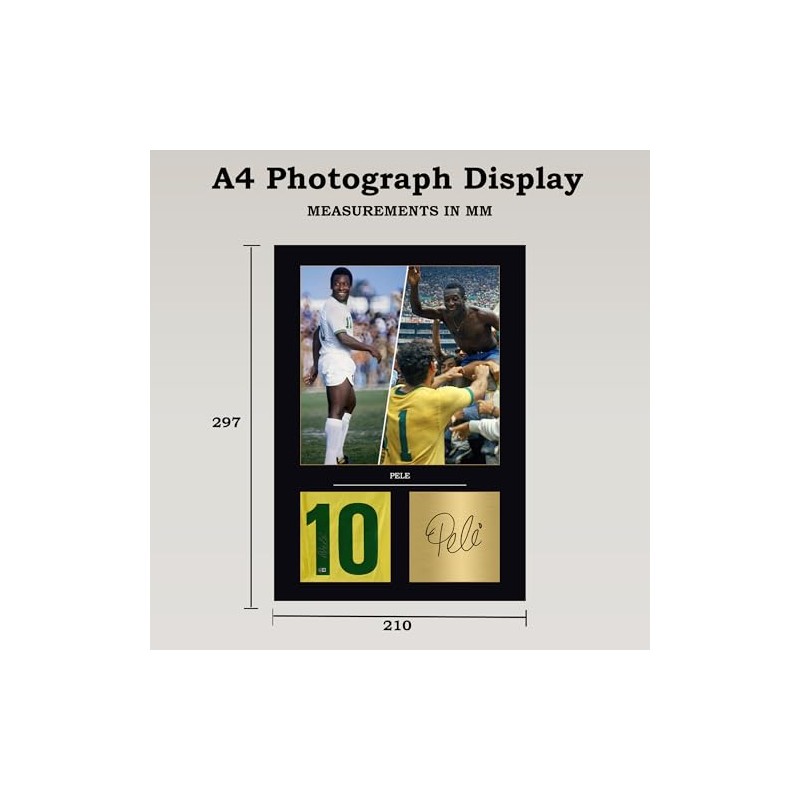 Pele Gift Signed A4 Print Display Unframed Pele Gifts For
