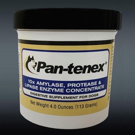 Pan-tenex | 10x Digestive Enzymes for Dogs - 4 Ounces (113 Grams)