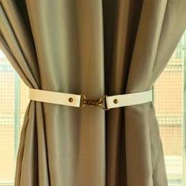 jojobasec Leather Curtain Tie Backs Leather Drapery Tiebacks Window Holdbacks Housewarming Gift Modern Home