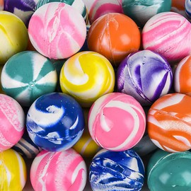 Rhode Island Novelty 2"(47M) Two Color Marble Hi Bounce Balls